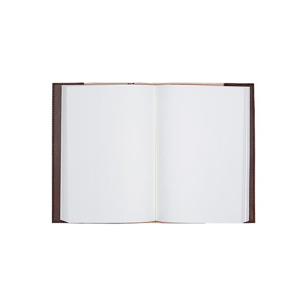Notizbuch S BLATTWERK, dunkelbraun, nachfüllbar, Leder / CONTIGO Fairtrade Onlineshop