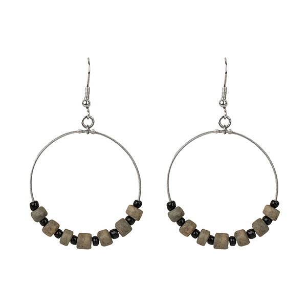 Ohrringe Mini Bits OLIVGRÜN, Kokosnuss SONDERPREIS / CONTIGO Fairtrade Onlineshop