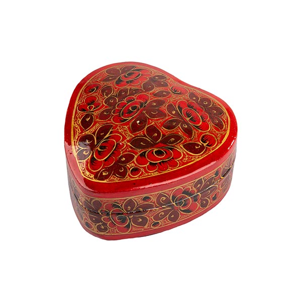 Dose Kaschmir klein handbemalt, Pappmaché / CONTIGO Fairtrade Onlineshop