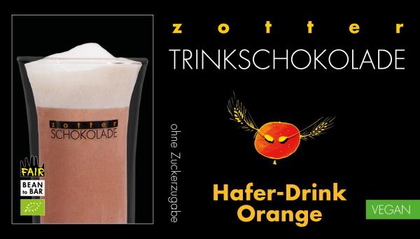 Zotter Trinkschoko Hafer Drink Orange 5x22g vegan BIO