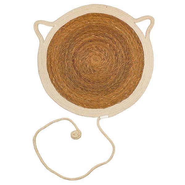 Katzenteppich 55cm weiß, Jute