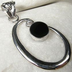 Schlüsselanhänger "Anker Im Kreis Mit Ranke" - Silberfarben, Metall