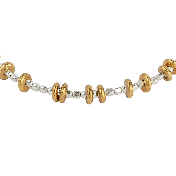 Armband, BICOLOR, 22K vergoldet / CONTIGO Fairtrade Onlineshop