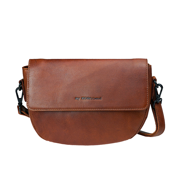 Kleine Damentasche SPORTY chestnut, Ziegenleder / CONTIGO Fairtrade Onlineshop