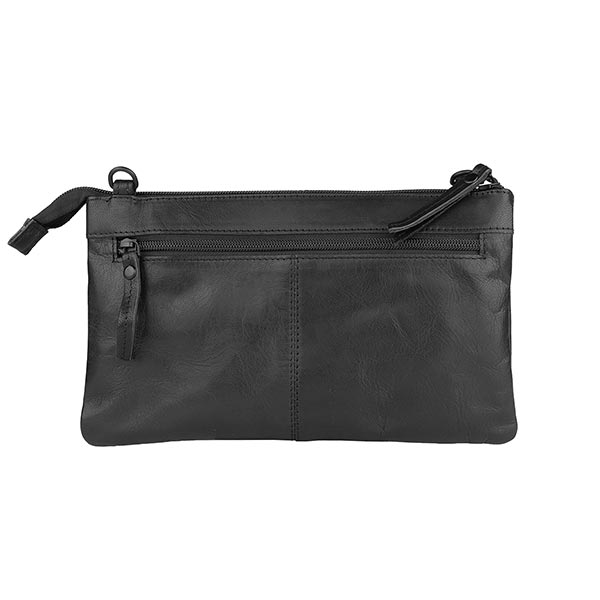 Abendtasche ELEGANT schwarz, Ziegenleder / CONTIGO Fairtrade Onlineshop