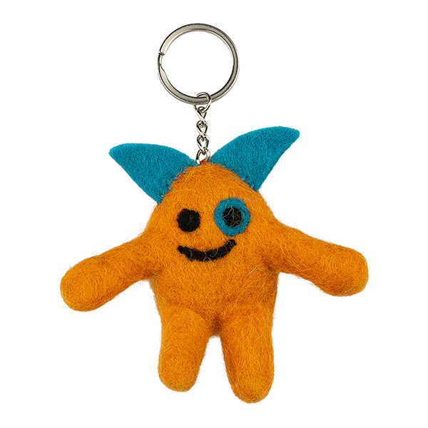 Schlüsselanhänger MONSTER (Stückpreis), Wollfilz / CONTIGO Fairtrade Onlineshop