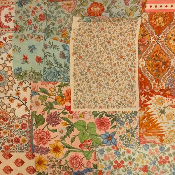 Schal PATCHWORK, bedruckt, 180x70cm, 92%Wolle,8%Seide / CONTIGO Fairtrade Onlineshop