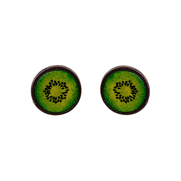 Ohrstecker KIWI, Flaschenkürbis