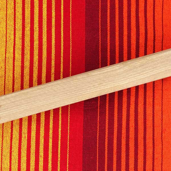 Hängesitz XL FUEGO Stab 120cm, Recyclingbaumwolle