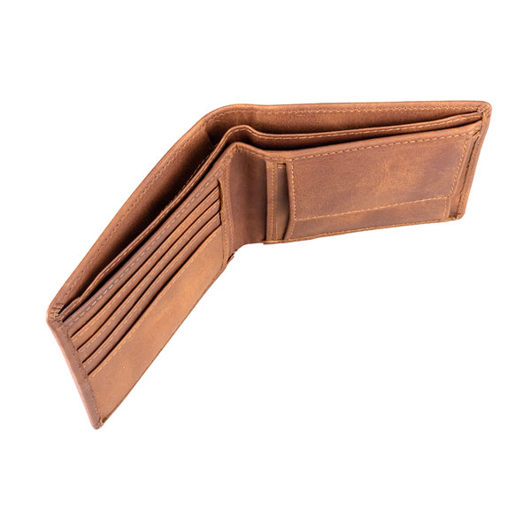 Börse LEAN 11x9cm Vintage braun RFID-secure, Rindsleder / CONTIGO Fairtrade Onlineshop