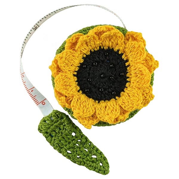 Maßband SONNENBLUME gehäkelt / CONTIGO Fairtrade Onlineshop