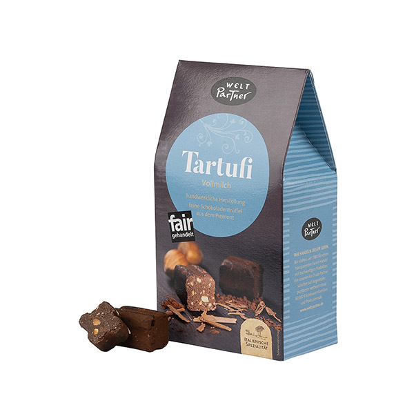 Tartufi Vollmilch, Schokoladentrüffel BIO 120g