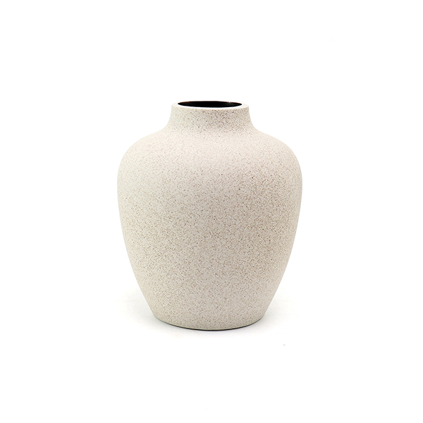 Vase FIORI, 15 cm, sand natur, handgemachte Keramik