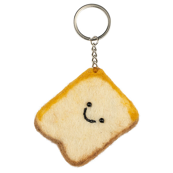 Schlüsselanhänger TOAST (Stückpreis), Wollfilz / CONTIGO Fairtrade Onlineshop