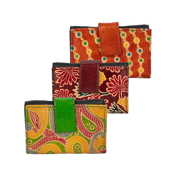 Börse Mini 7x10cm SIMRAN, Ziegenleder / CONTIGO Fairtrade Onlineshop