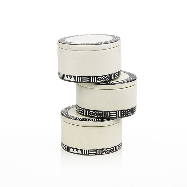 Schmuckkasten/ Dose 7cm natur (Stückpreis), Speckstein