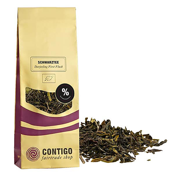 Darjeeling First Flush SCHWARZER TEE Bio - FTGFOP1 100g / CONTIGO Fairtrade Onlineshop