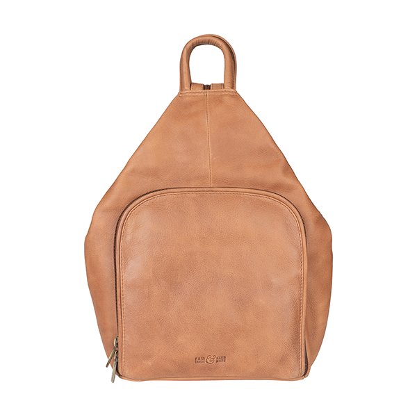 Cityrucksack Vintage-NOBILE braun, Rindsleder