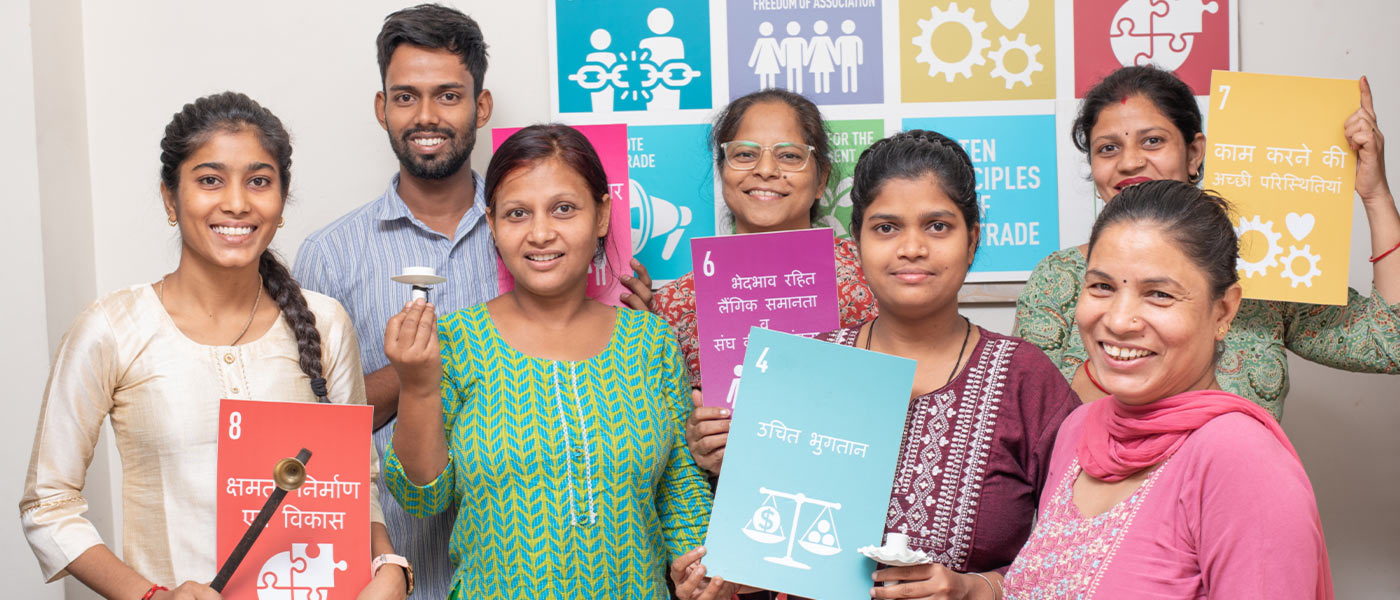 Fair Trade Kunsthandwerk aus Indien, handgefertigt von Manjeen - CONTIGO Fairtrade Shop