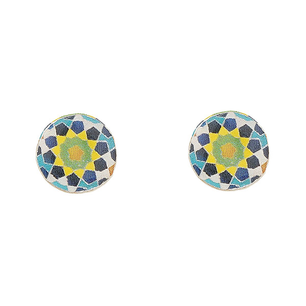 Ohrstecker rund Mosaik, Fliese