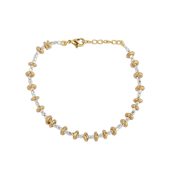 Armband, BICOLOR, 22K vergoldet / CONTIGO Fairtrade Onlineshop