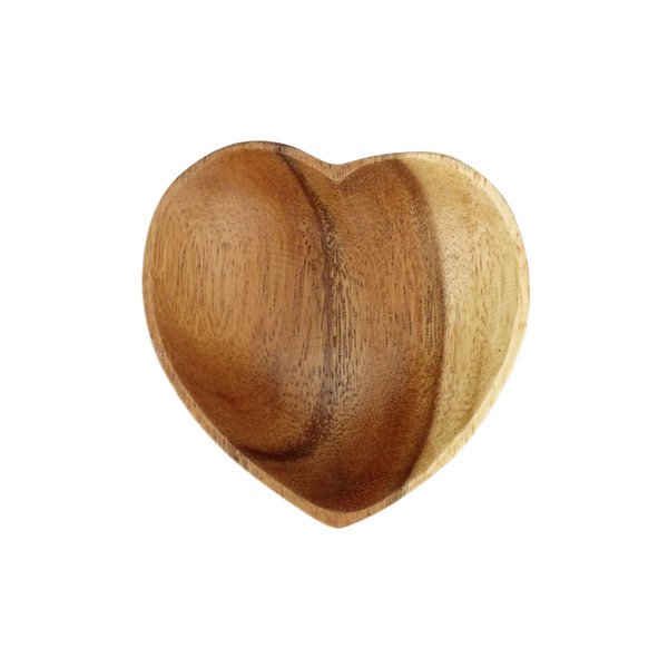 Schale HERZ 10cm, Acaciaholz