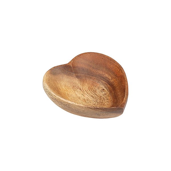 Schale HERZ 10cm, Acaciaholz / CONTIGO Fairtrade Onlineshop