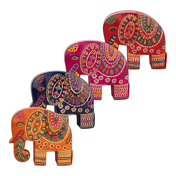 Spardose Elefant ANNA, Ziegenleder / CONTIGO Fairtrade Onlineshop