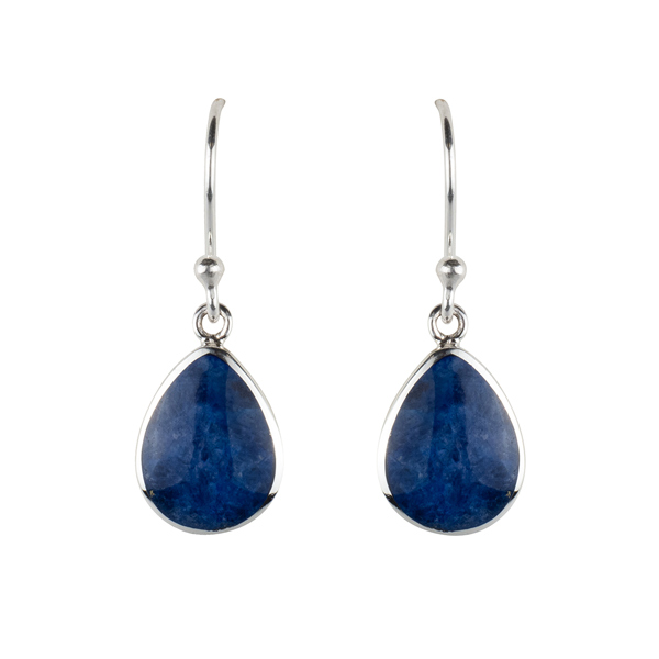 Ohrringe GOTA Sodalith, Silber / CONTIGO Fairtrade Onlineshop