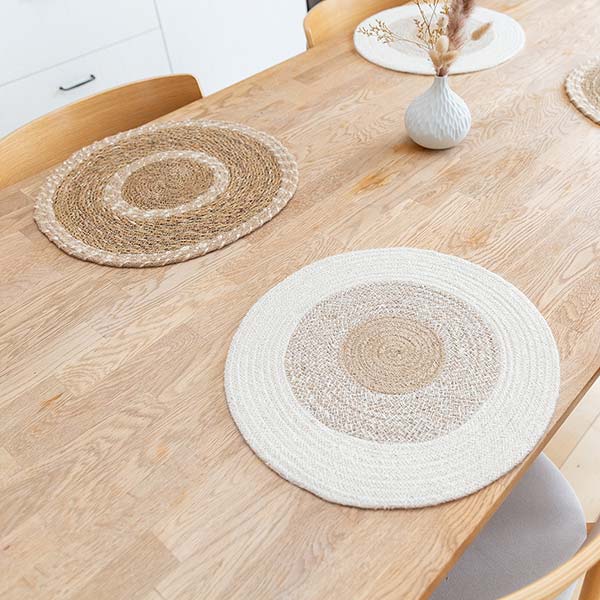 Tischset 38cm CIRCLES, Hogla / CONTIGO Fairtrade Onlineshop