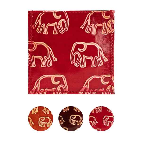 Handspiegel im Etui ELEFANT Ziegenleder (Stückpreis)