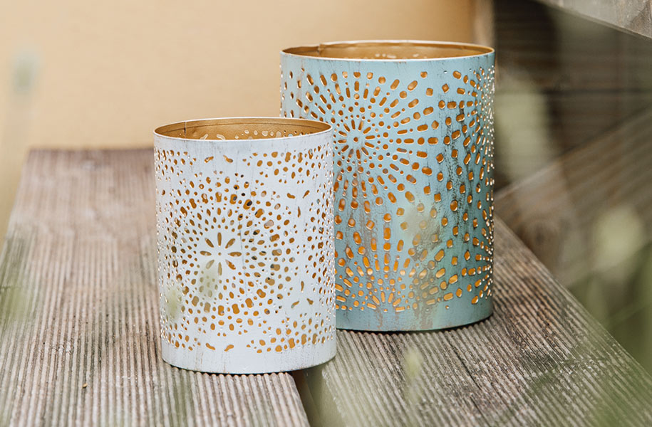 Fair Trade Windlichter und orientalische Laternen kaufen: Nachhaltige Tisch- und Wohnaccessoires von CONTIGO Fairtrade Shop