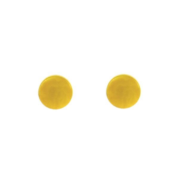 Ohrstecker confetto gelb, Tagua