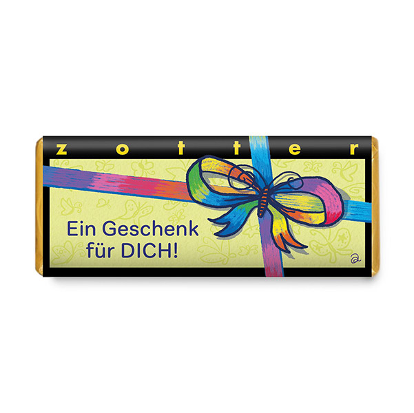Zotter - Ein Geschenk für DICH ! 70g BIO / CONTIGO Fairtrade Onlineshop