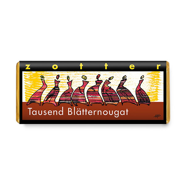 Zotter - Tausend Blätternougat 70g BIO / CONTIGO Fairtrade Onlineshop