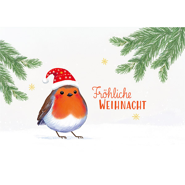 Grußkarte M Fröhliche Weihnacht / CONTIGO Fairtrade Onlineshop