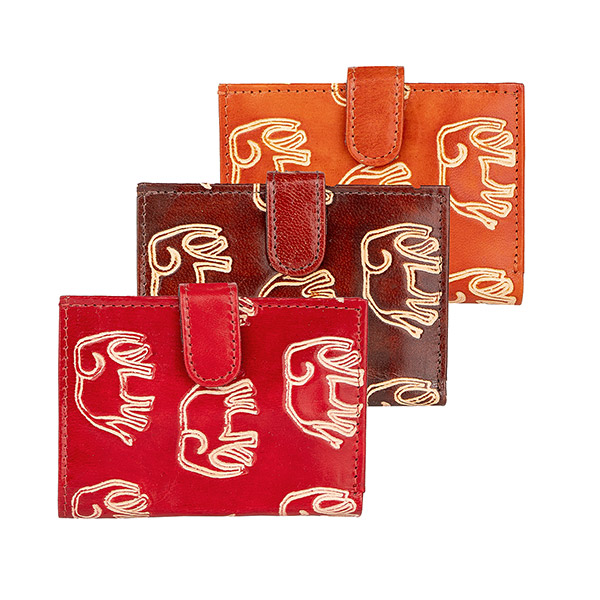 Kreditkartenhalter ELEFANT, Shanti-Ziegenleder / CONTIGO Fairtrade Onlineshop