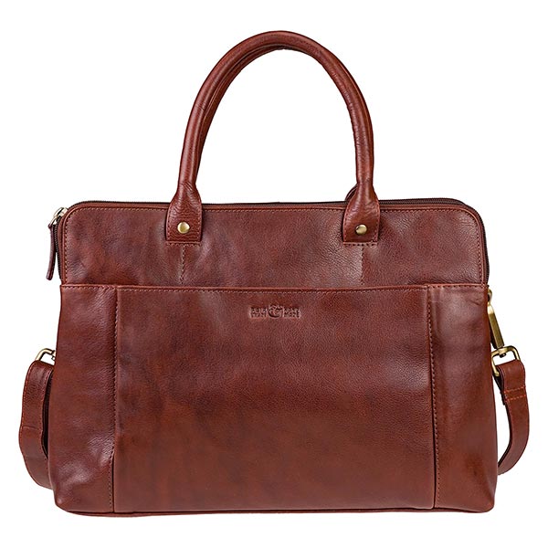 Handtasche Tumbled-MARIKE kastanie, Rindsleder Handtasche Tumbled-MARIKE kastanie, Rindsleder