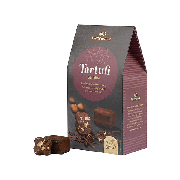 Tartufi Edelbitter, Schokoladentrüffeln BIO 120g