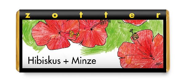 Zotter Hibiskus & Minze 70g BIO