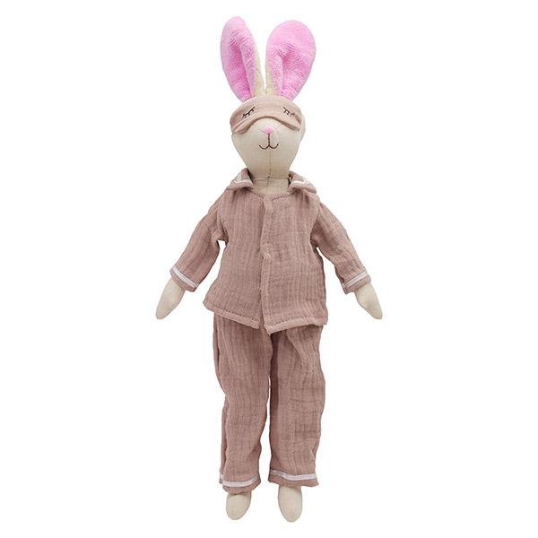 PettiePet Pyjama mit Schlafmaske, puder / CONTIGO Fairtrade Onlineshop