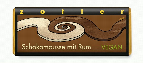 Zotter - Schokomousse mit Rum 70g BIO, vegan