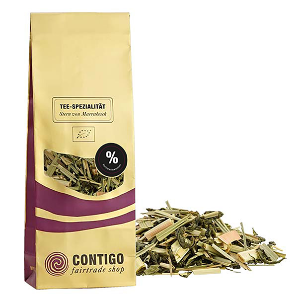 Stern von Marrakesch GRÜNER TEE Bio 50g / CONTIGO Fairtrade Onlineshop