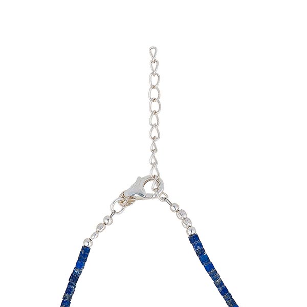 Kette Blümchen, Lapis / CONTIGO Fairtrade Onlineshop