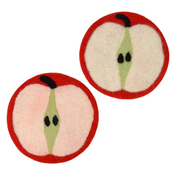 Topfuntersetzer APFEL, Wollfilz / CONTIGO Fairtrade Onlineshop