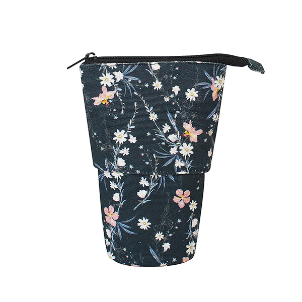 Stehendes Federmäppchen MILLEFLEUR, Baumwoll-Canvas / CONTIGO Fairtrade Onlineshop