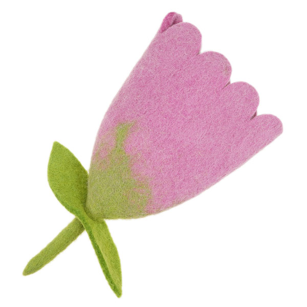 Eierwärmer TULPE rosa Wollfilz / CONTIGO Fairtrade Onlineshop