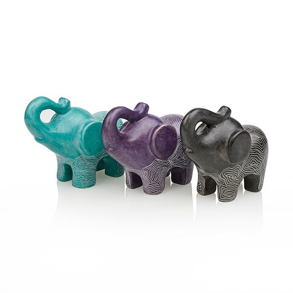 Elefant Alfred 10cm (Stückpreis), Speckstein Elefant Alfred 10cm (Stückpreis), Speckstein