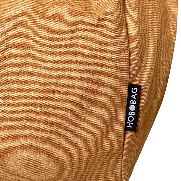 Tasche HOBOBAG, UNI safran-gelb, Baumwollcanvas / CONTIGO Fairtrade Onlineshop