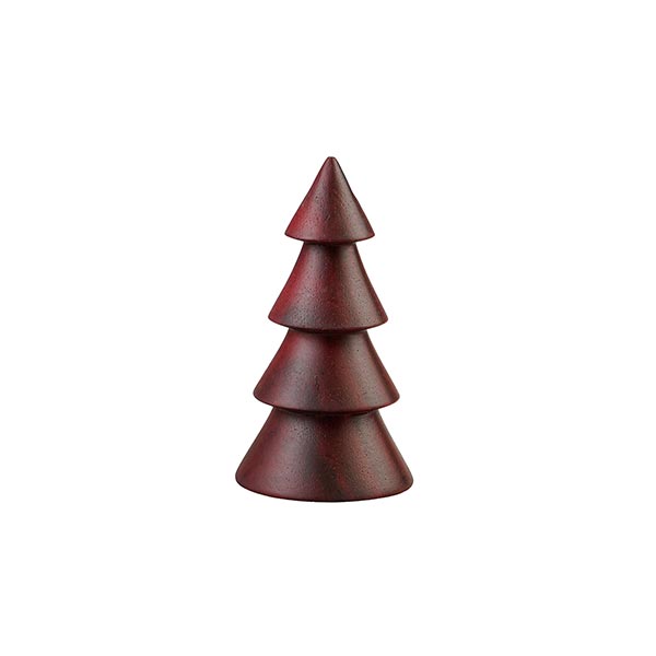 Weihnachtsdeko Tanne 9cm berry, Acaciaholz